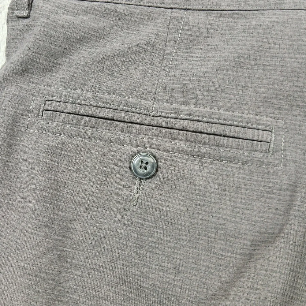 PGA Tour Men's Golf Shorts Size 34‎ Grey Heathered Performance Active EUC